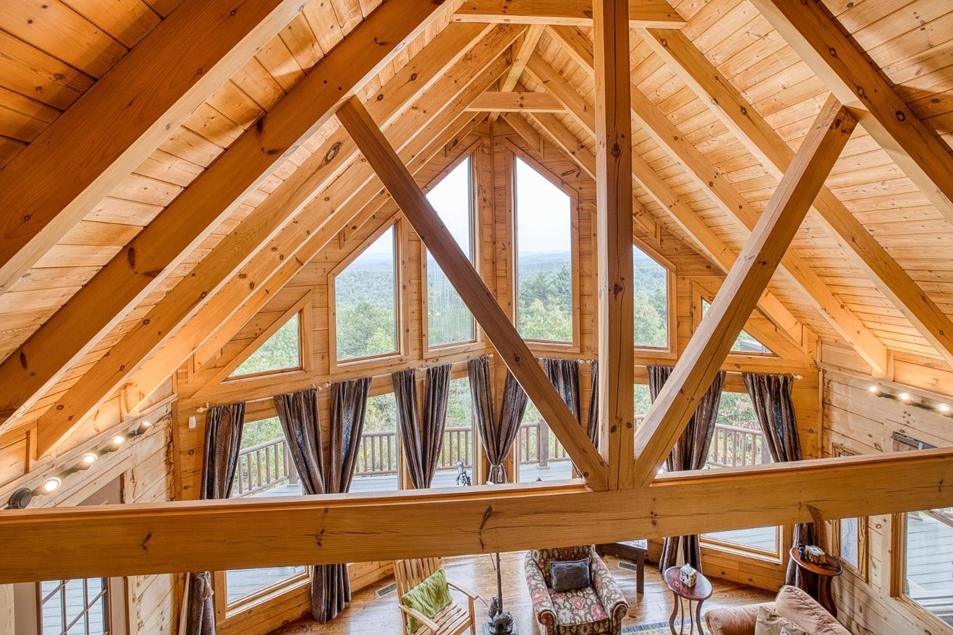Sky High Lodge By Bk Stays. Large Cabin. Amazing Views. Game Room. Jacuzzi. Six Bedrooms. Sleeps 12 Blue Ridge Exterior photo